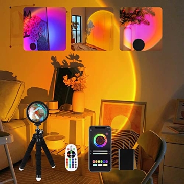 ENESEAS Smart 16-Color Sunset Lamp with Remote Control