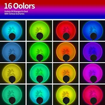 ENESEAS Smart 16-Color Sunset Lamp with Remote Control