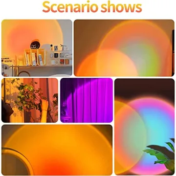 ENESEAS Smart 16-Color Sunset Lamp with Remote Control