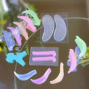 Lash Lift Silicone Shields Eyelash Lifting Pad No Glue Eyelid Katya Vinog Lami Lamination Roller L curl Perm Rod- Lash Lift Tint Ribbon Compensator Y Brush Tool Lower Eye Patch Jelly Lifting Pads Mix