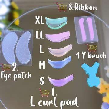 Lash Lift Silicone Shields Eyelash Lifting Pad No Glue Eyelid Katya Vinog Lami Lamination Roller L curl Perm Rod- Lash Lift Tint Ribbon Compensator Y Brush Tool Lower Eye Patch Jelly Lifting Pads Mix