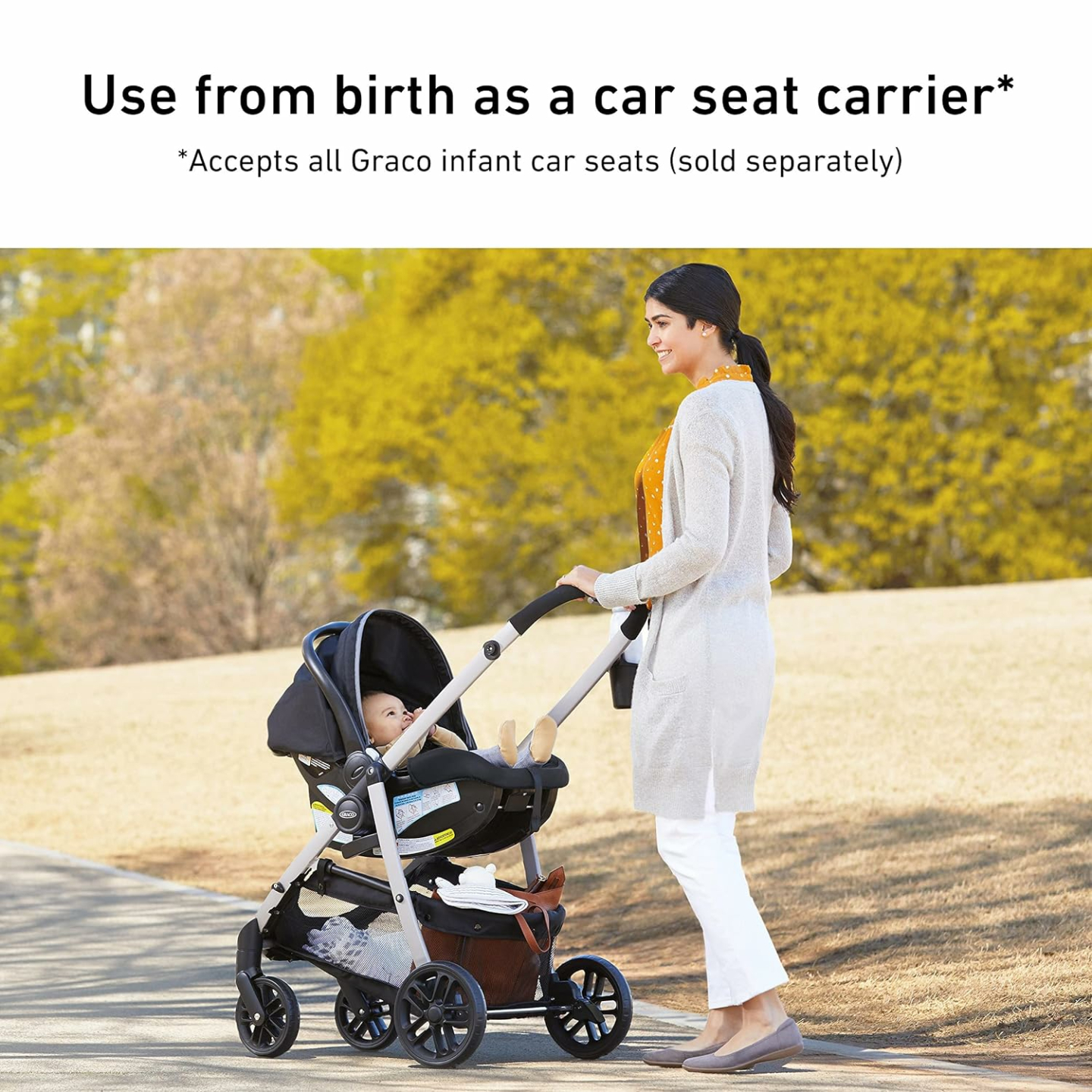 Graco Modes Pramette Stroller - True Pram Mode