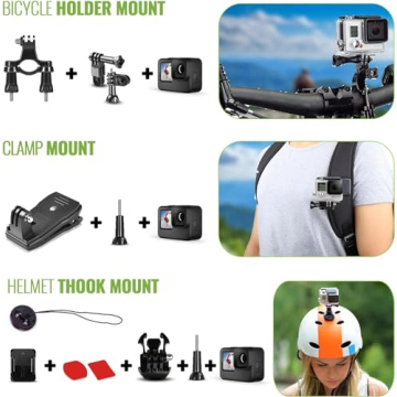 GoPro HERO12 Black Waterproof Action Camera Bundle