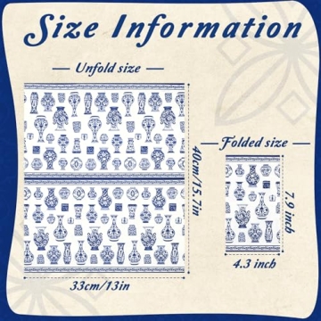 Geyoga 200 Pcs Chinoiserie Guest Napkins for Holidays