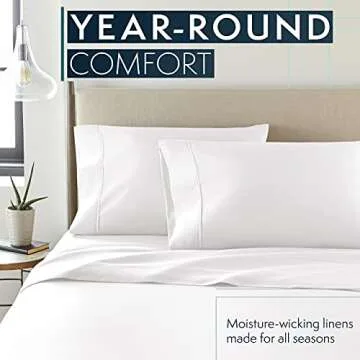 Affordable Luxury HC COLLECTION Bed Sheets Set Full - 4 Pcs
