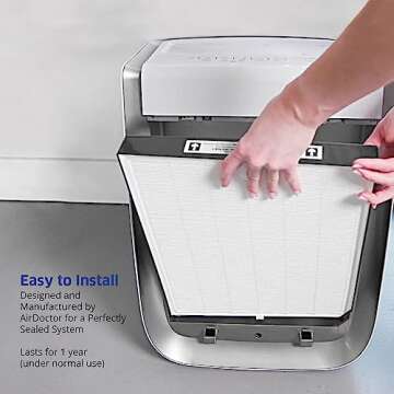 AIRDOCTOR Genuine Replacement UltraHEPA Filter for AD3000 AD3500