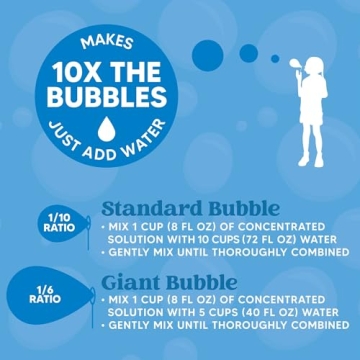 JOYIN Bubble Solution Makes Up to 8 Gallons of Bubbles