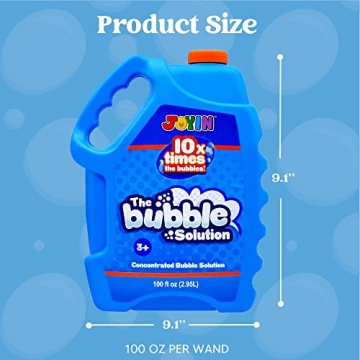 JOYIN Bubble Solution Makes Up to 8 Gallons of Bubbles