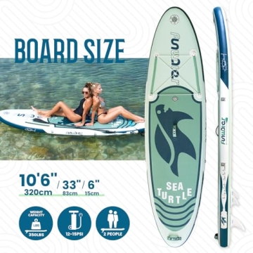 FunWater Inflatable Paddle Board for All Water Adventures