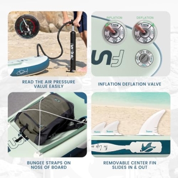 FunWater Inflatable Paddle Board for All Water Adventures