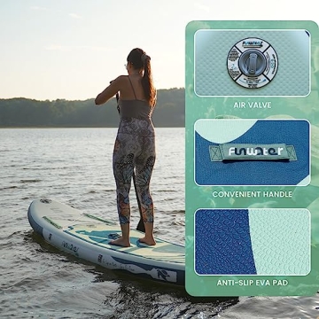 FunWater Inflatable Paddle Board for All Water Adventures