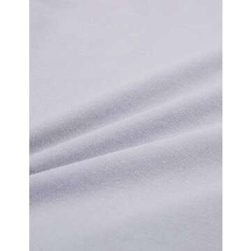 CRZ YOGA Women's Pima Cotton Short Sleeve Shirts Boat Neck Loose Fit Gym Workout T-Shirt Athletic Casual Tops Iced Iris Small