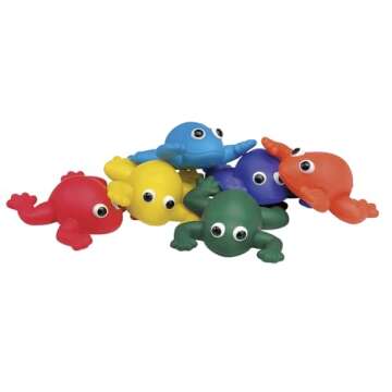 Sportime Indestructible Bean Bag Frogs, Set of 6
