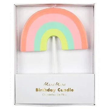 Meri Meri Rainbow Candle for Joyful Celebrations
