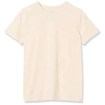 Amazon Essentials Women's Perfect Short-Sleeve T-Shirt (Available in Plus Size) (Previously Amazon Aware), Pale Pink, Medium