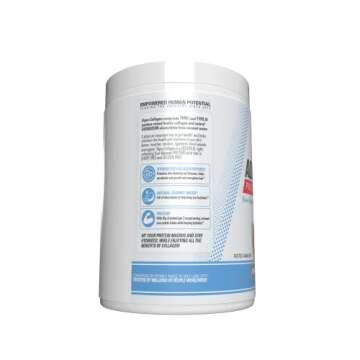 EHP Labs Aqua Hydrolyzed Collagen Peptides Powder - 10g of Protein per Serving, Hydration & Gut Health Support, Grass Fed Pasture-Raised Bovine Collagen, Type I & III, 24 Servings (Watermelon Wow)
