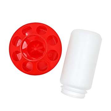 Chicken Feeder and Waterer Set, 1 Liter Chick Drinker and 1 Liter Chick Feeder for Poultry