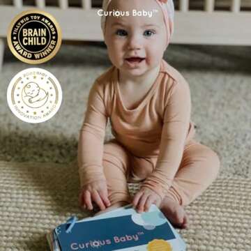 Curious Baby™ Award Winning 40+ Activities for Baby & Me (0-12 Months) | Developmentally-Focused and Stimulating Creative Playtime Ideas for Baby & Me | Includes Black/White High-Contrast Cards