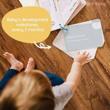 Curious Baby™ Award Winning 40+ Activities for Baby & Me (0-12 Months) | Developmentally-Focused and Stimulating Creative Playtime Ideas for Baby & Me | Includes Black/White High-Contrast Cards