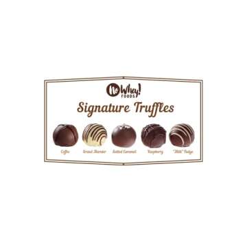 Vegan, Gluten Free, Nut Free | Gourmet Chocolate Truffle Collection (15 Pieces) | Dairy Free, Soy Fr...