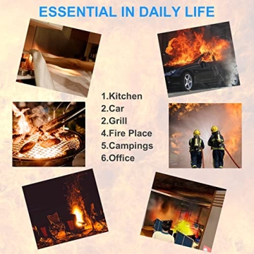 Jeagou Fire Blanket 2-Pack for Home Safety