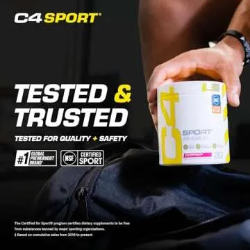 Cellucor C4 Sport Pre Workout Powder Watermelon - Pre Workout Energy with Creatine + 135mg Caffeine and Beta-Alanine Performance Blend - NSF Certified for Sport 30 Servings