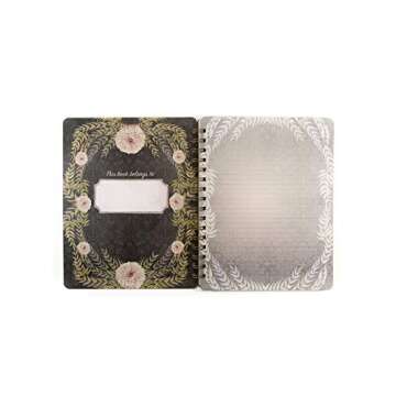 Beautiful Papaya Art Grow Spiral Notebook with Illustrations