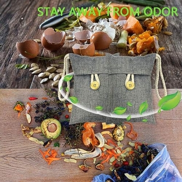 Activated Bamboo Charcoal Bags Odor Eliminator 15 Pack