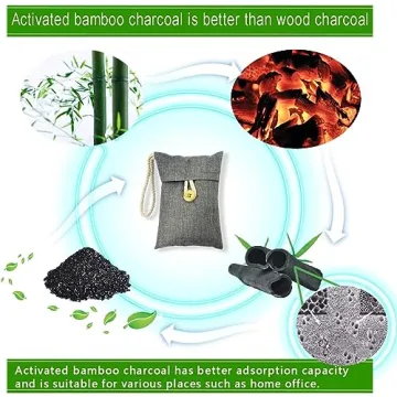 Activated Bamboo Charcoal Bags Odor Eliminator 15 Pack