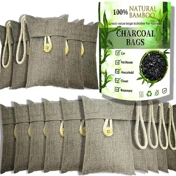 Activated Bamboo Charcoal Bags Odor Eliminator 15 Pack
