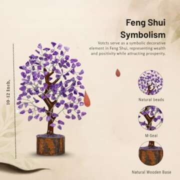 Amethyst Crystal Tree of Life - Handmade Healing Bonsai Decor