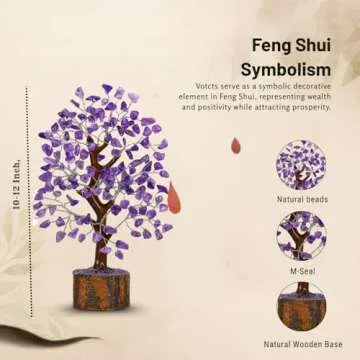 Amethyst Crystal Tree of Life - Handmade Healing Bonsai Decor