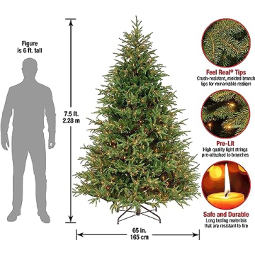 7.5ft Frasier Grande Pre-Lit Christmas Tree by National Tree