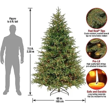 7.5ft Frasier Grande Pre-Lit Christmas Tree by National Tree