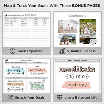 Live Whale Non Dated Planner - Customizable 12 Month Organizer