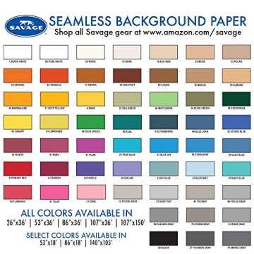 Savage Seamless Paper Pure White Backdrop for Photography