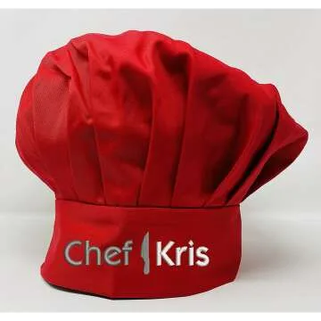 Custom Name Chef Hat - Premium Quality Gift