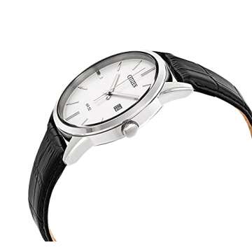 Citizen Quartz Silver-tone Men's Watch - Stylish & Functional