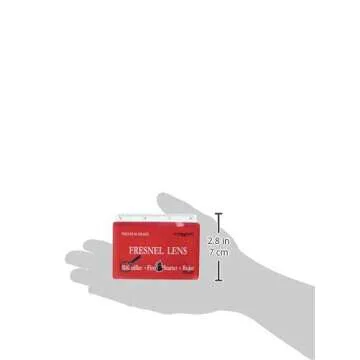 Fresnel Lens Magnifier with Ruler - Compact Outdoor Essential