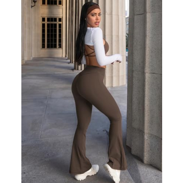 YEOREO Flare Leggings Soft Comfortable Workout Pants