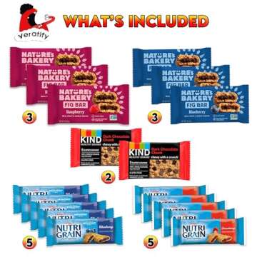 Veratify - Healthy Mixed Snack Box & Snacks Gift Variety Basket - Perfect for Men, Women, Adults, Of...