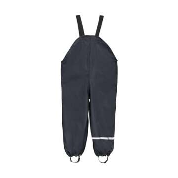 CeLaVi European Kids Wind, Mud, Snow and Waterproof Rain Pant Dungarees