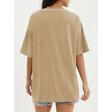 Shop vblane Womens Oversized T Shirt Graphic Casual Tops