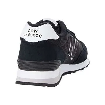 New Balance Women's 515 V3 Sneaker, Black/Nb White, 8.5