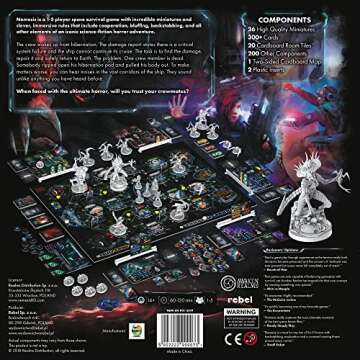 Nemesis Board Game - Sci-Fi Horror Adventure with Miniatures