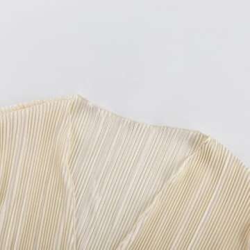 Stylish Sheer Mesh Flare Sleeve Crop Top for Women