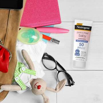 Neutrogena Baby Mineral Sunscreen SPF 50, Tear-Free & Safe