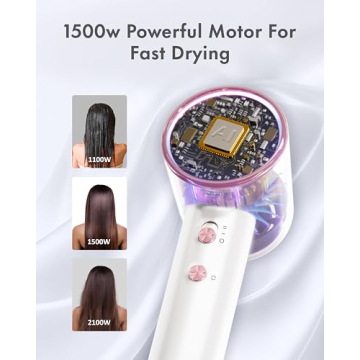 Rudd Hair Dryer - High Speed Ionic Hair Styling Power