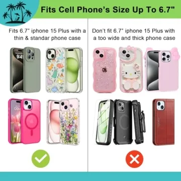 Raymall Phone Holder for Bogg Bags - Universal Cell Phone Case Holder