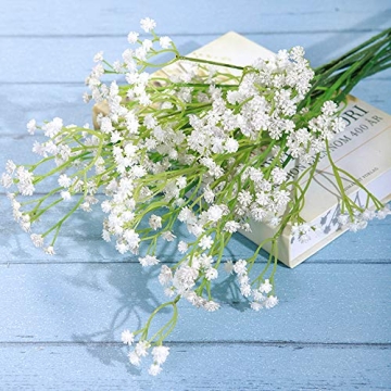 YSBER Real Touch Baby Breath Artificial Flowers Wedding Decor